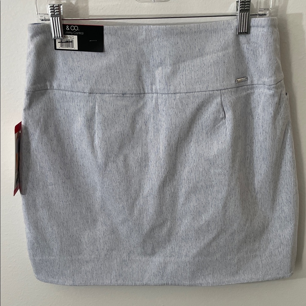 S.C.&CO. Tummy Control skirt Women's Stretch Under Short Light/Blue Size M/Z5 - Picture 2 of 11